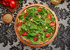 Pizzas: Parma - Mozzarella de búfala, presunto parma